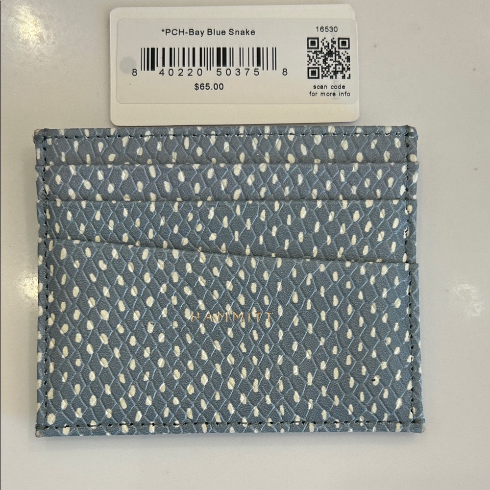 Hammitt PCH Blue Snake Wallet